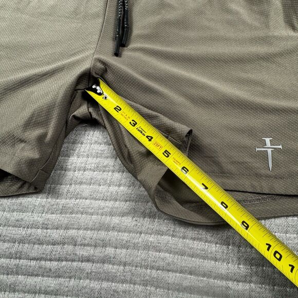 Three Nails Pro-Tech 2.0 Short Men XL 7" Brown Lined Performance Drawstring - Picture 3 of 9